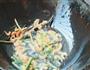 韭菜花炒河虾的做法图解3