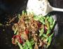 肉丝炒四棱梅豆的做法图解9