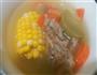 青红萝卜粟米猪展汤的做法图解3