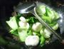 荸荠炒青菜的做法图解6