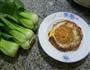 青菜炒荷叶蛋的做法图解1