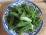 蒜末荷兰豆的做法图解1