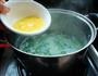 蛋花菠菜粥的做法图解8
