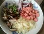 杂蔬火腿意大利面的做法图解3