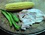 甜玉米炒肉的做法图解1