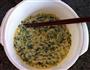 豆渣芹菜叶鸡蛋饼的做法图解5