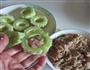 香煎苦瓜盅的做法图解4