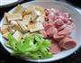 香干火腿炒肉的做法图解1