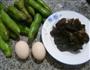 蚕豆黑木耳炒鸡蛋的做法图解1