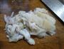 雪菜蚕豆炒乌贼的做法图解3