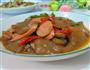 蘑芋豆腐烧火腿的做法图解9