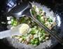 羊尾笋茭白炒毛豆的做法图解11