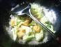 香菇油豆腐炒花菜的做法图解6
