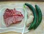 黄瓜炒肉片的做法图解1