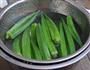 香煎黄秋葵的做法图解2