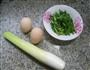 韭菜花茭白炒鸡蛋的做法图解1