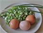 秋葵摊蛋的做法图解2
