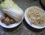 牛肉丸白菜汤面的做法图解1