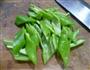 青椒炒扁豆的做法图解3