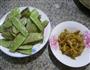 榨菜炒扁豆的做法图解1