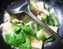 青菜肉片冻豆腐的做法图解8