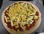 虾仁玉米青豆菠萝披萨的做法图解4