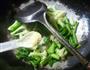 油菜蕻炒花菜的做法图解7