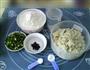 椒盐葱香豆渣松饼的做法图解1