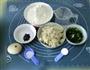 鸡蛋葱香豆渣松饼的做法图解1