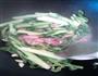 肉片炒菜心的做法图解4
