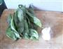 蒜油扁豆丝的做法图解1