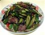 湖南薰肠炒红菜苔的做法图解7