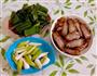 蒜苗炒腊肉的做法图解3