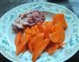 瘦肉红萝卜片的做法图解1