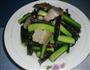 腊肉炒红菜苔的做法图解7