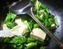冻豆腐煮油菜蕻的做法图解8