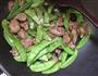 扁豆炒鸭心的做法图解7