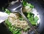 豆浆油菜蕻煮面的做法图解4