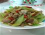 野天椒莴笋片炒肉的做法图解12