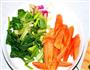 菠菜胡萝卜的做法图解1