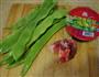 榄菜肉碎四季豆的做法图解1