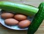 双瓜炒鸡蛋的做法图解1