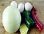圆葱彩椒炒鸡蛋的做法图解1