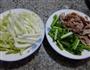 芹菜猪肚炒白菜的做法图解1