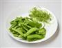 蒜香荷兰豆的做法图解1