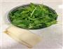 菠菜炒豆皮的做法图解1