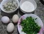 韭菜鸡蛋牡蛎煎的做法图解1