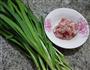 肉末炒韭菜的做法图解1