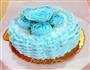 粉蓝玫瑰奶油蛋糕的做法图解17
