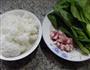 肉丝菜芯炒饭的做法图解1